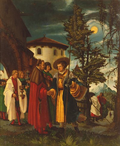 The Departure of Saint Florain by Albrecht Altdorfer